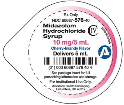 10 mg/5 mL Midazolam HCl Syrup Cup (5 mL Cup)